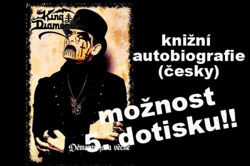 Kniha o King Diamondu zpět na scéně – čeká se na 50 zájemců o 5. dotisk!